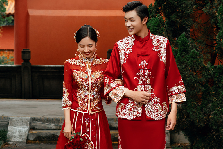 中式婚纱照怎么拍好看
